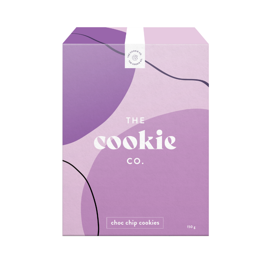 The Cookie Co Choc Chip Cookies 150g Purple