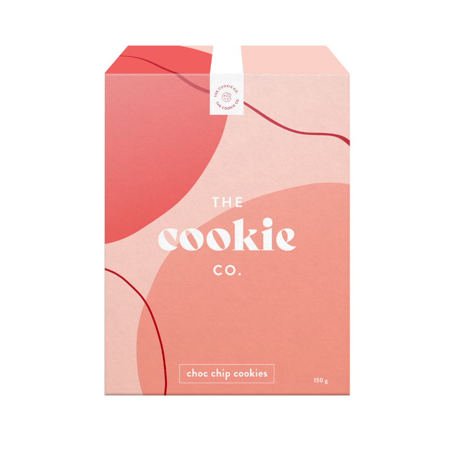 The Cookie Co Choc Chip Cookies 150g Red